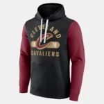 Cleveland Cavs Maroon and Black Hoodie