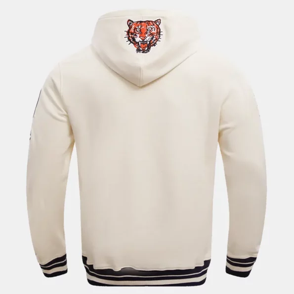 Beige Fleece Hoodie Detroit Tigers