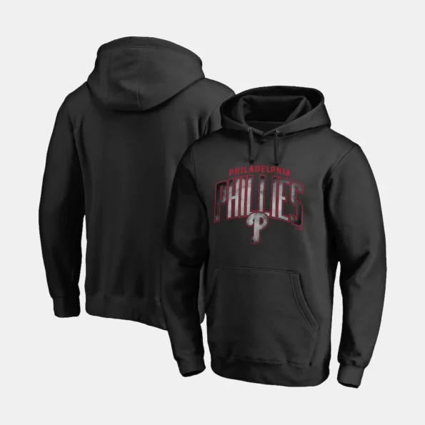 Phillies Black hoodie Men's - Ace outwear