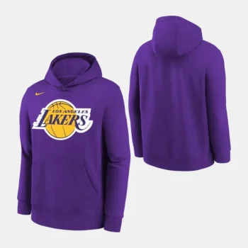 Purple Hoodie Nike Lakers