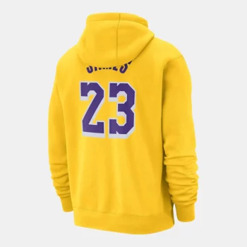 Yellow Hoodie Nike Lakers