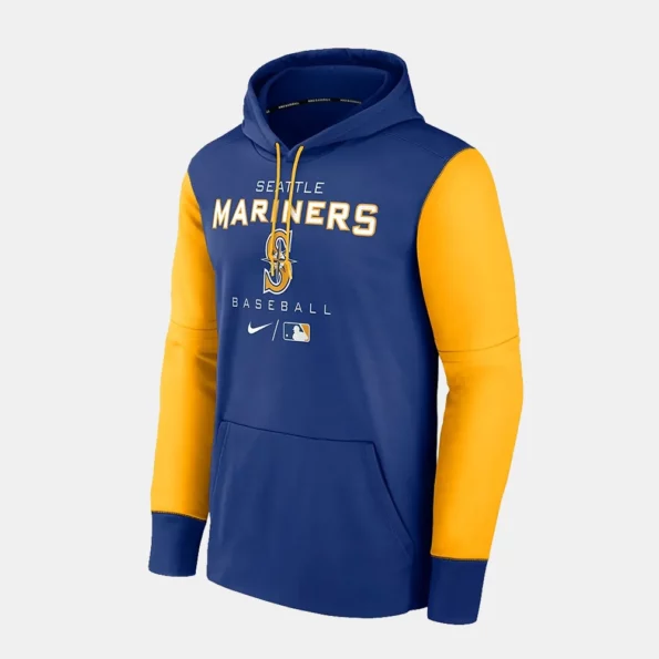 Yellow and Blue Hoodie Seattle Mariners