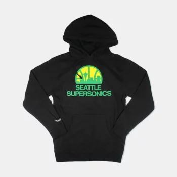 Black Hoodie Seattle Supersonics