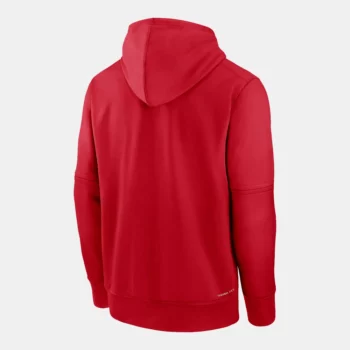 red hoodie atlanta braves