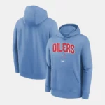 houston oilers blue fleece hoodie