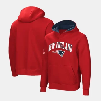 red hoodie new england patriots
