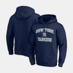 ny yankees blue zip up hoodie