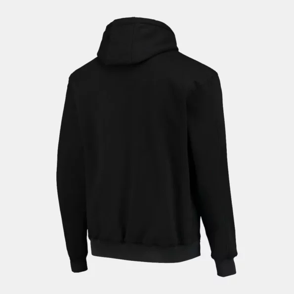 pittsburgh steelers zip up hoodie black