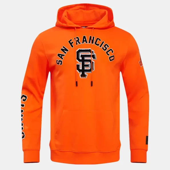 orange hoodie san francisco giants
