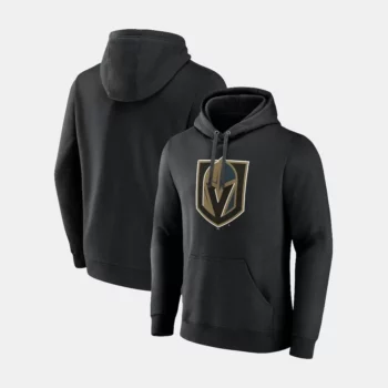 black fleece hoodie vegas golden knights