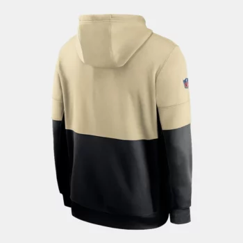 New Orleans Saints Hoodie Black and Gold