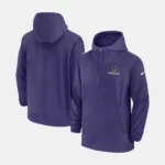 Nike Ravens Purple Fleece Hoodie