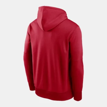 red fleece hoodie atlanta falcons